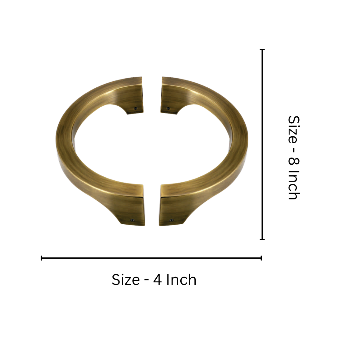 Lemo Brass Main Door Knob - (HLY) | Intterior100