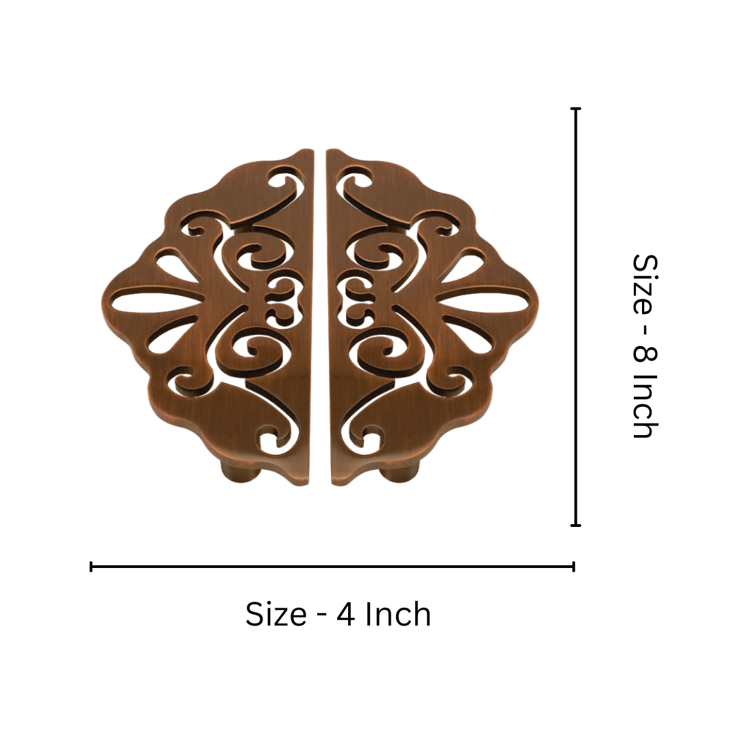 Queen Brass Main Door Knob - (HLY) | Intterior100