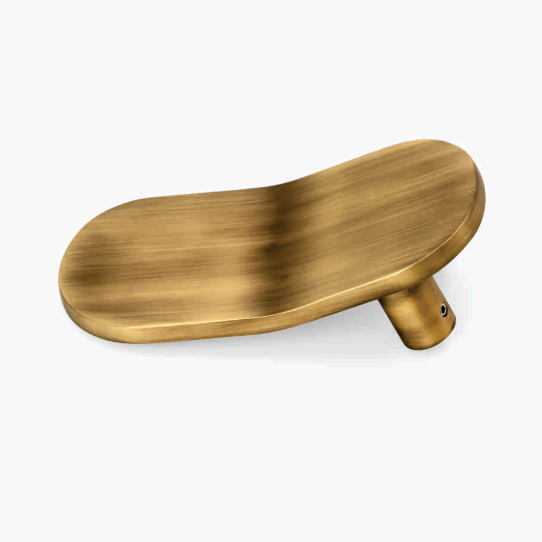Kart Brass Main Door Knob - 6 Inches Height / 3 Inches Length (HLY) | Intterior100