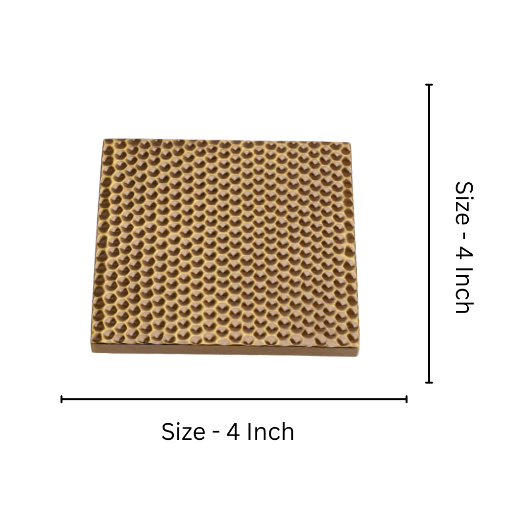 Swar Brass Main Door Knob - (HLY) | Intterior100