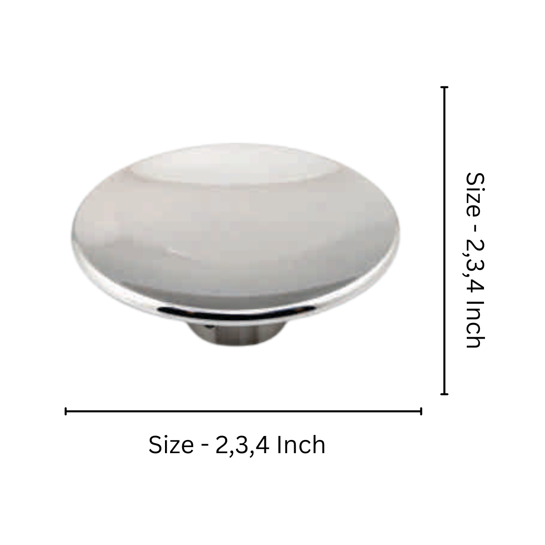 Main Door Knobs - Cupp Design, Brass Material (HLY)