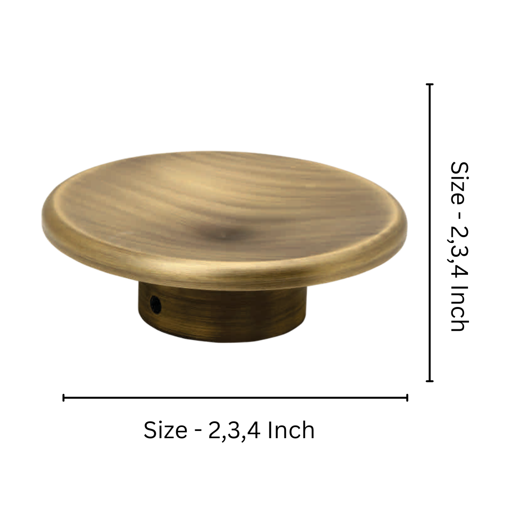 Main Door Knobs - Cupp Design, Brass Material (HLY)