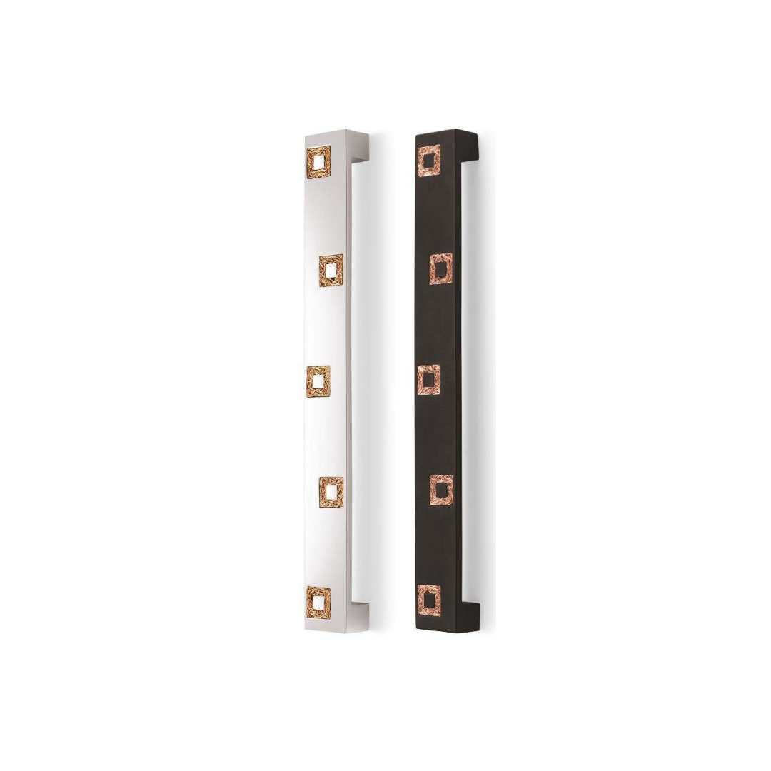 Crysta Square Main Door Handle (Koin) - 18 Inches | Modern & Durable | Intterior100