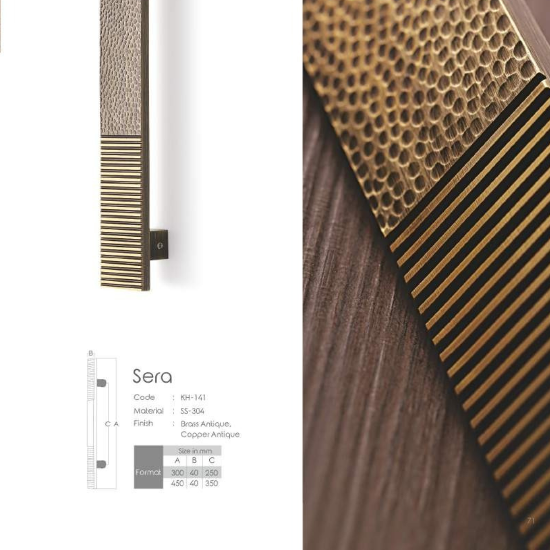Sera Main Door Handle (Koin) | Elegant & Durable | Intterior100