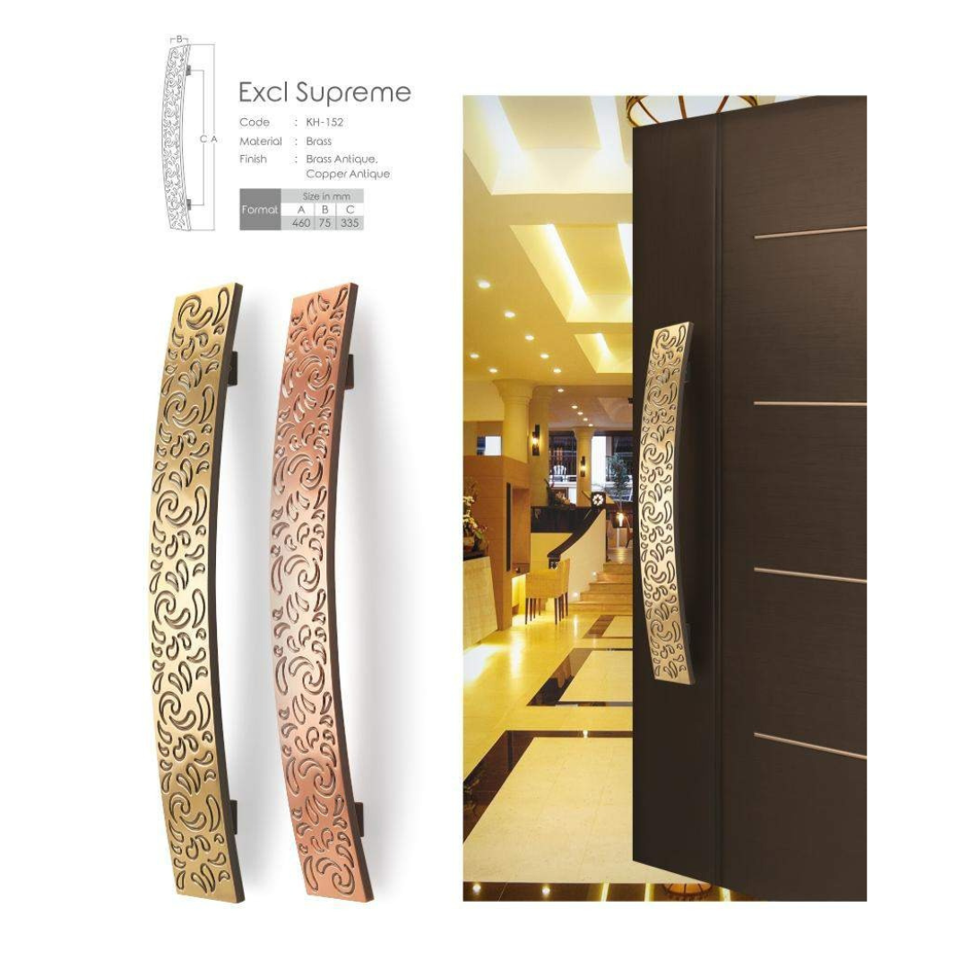 Excl. Supreme Main Door Handle (Koin) – 18 Inches | Elegant & Durable | Intterior100