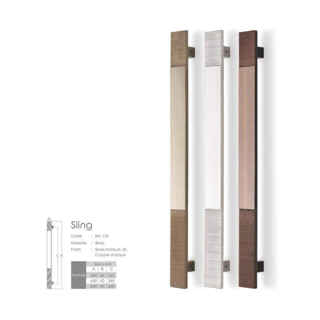 Sling Main Door Handle (Koin) | Stylish & Durable | Intterior100