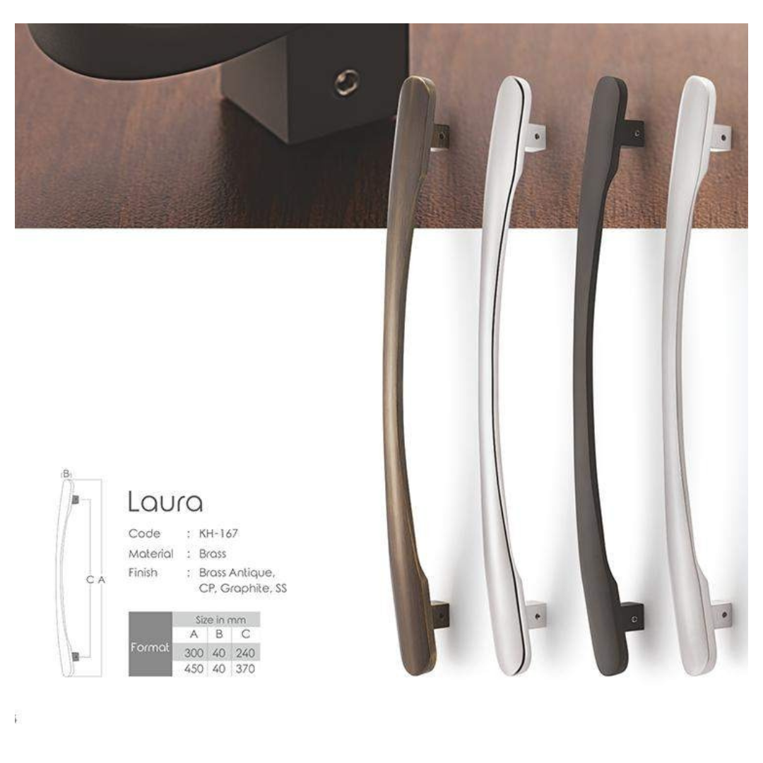 Laura Main Door Handle (Koin) | Elegant & Durable | Intterior100