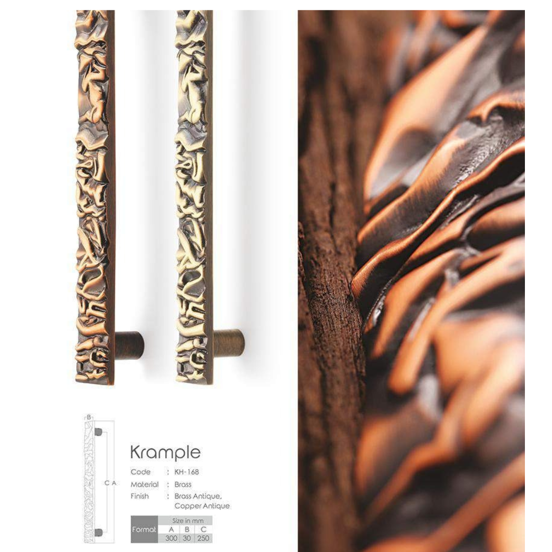 Krample Main Door Handle (Koin) – 12 Inches | Stylish & Durable | Intterior100