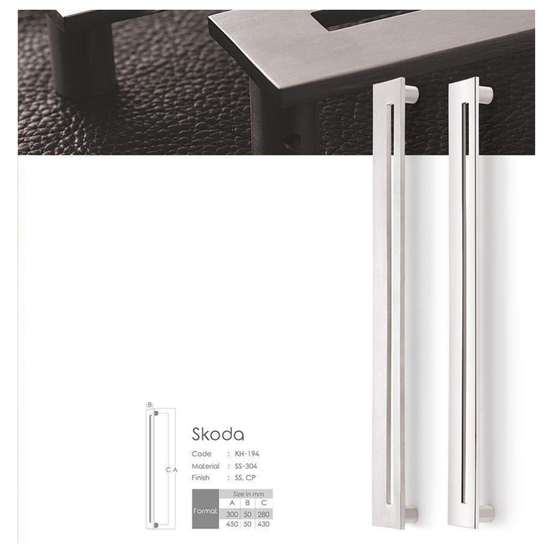 Skoda Main Door Handle (Koin)  | Sleek & Durable | Intterior100