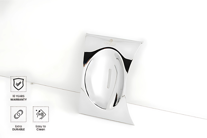 Counter Soap Holder | Chrome Finish | 304 Stainless Steel ( inttterior100)
