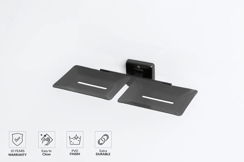 Double Soap Holder | Astro Series | 304 Stainless Steel | Intterior100