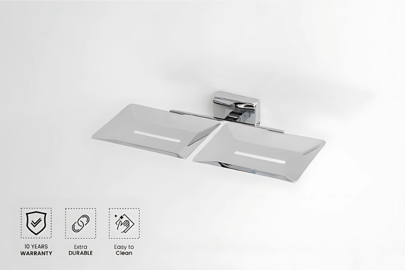 Double Soap Holder | Astro Series | 304 Stainless Steel | Intterior100