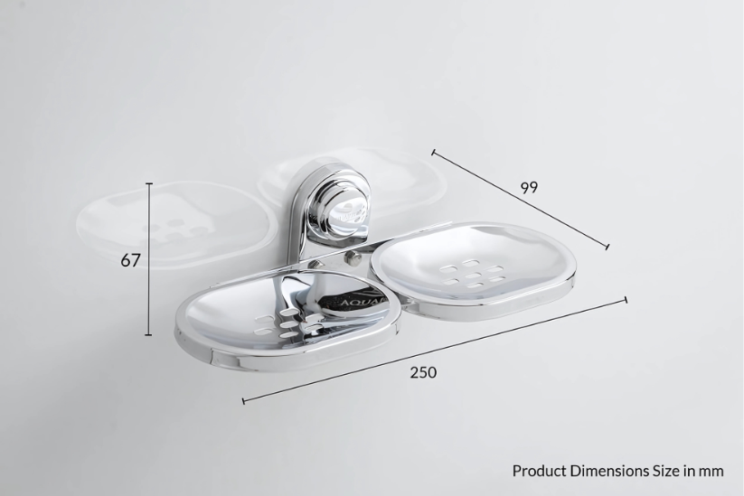 Double Soap Holder | Blue Series | 304 Stainless Steel | Intterior100