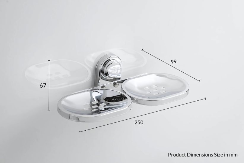 Double Soap Holder | Blue Series | 304 Stainless Steel | Intterior100