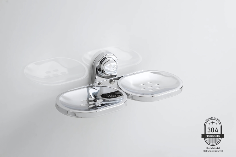 Double Soap Holder | Blue Series | 304 Stainless Steel | Intterior100