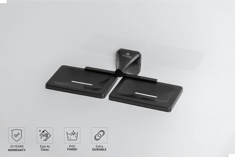 Double Soap Holder | Ellen Series | 304 Stainless Steel | Intterior100