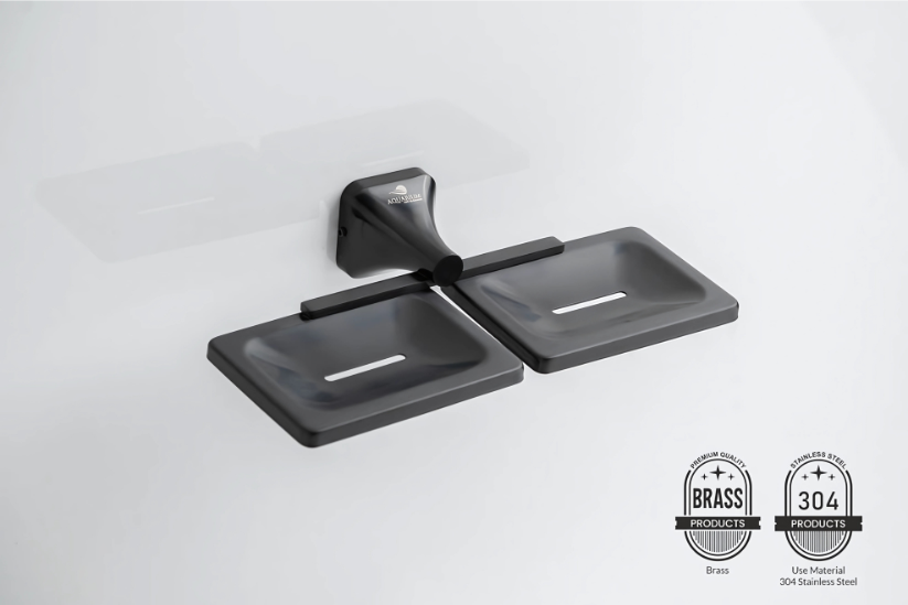 Double Soap Holder | Ellen Series | 304 Stainless Steel | Intterior100
