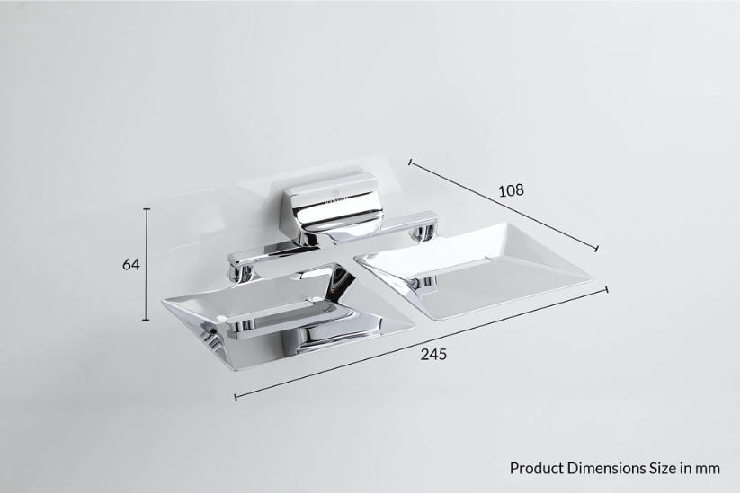 Double Soap Holder | Titan Series| intterior100