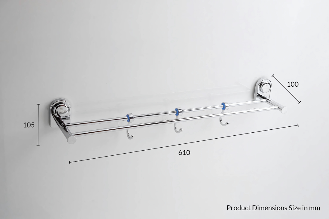 Double Towel Bar | Blue Series | Intterior100