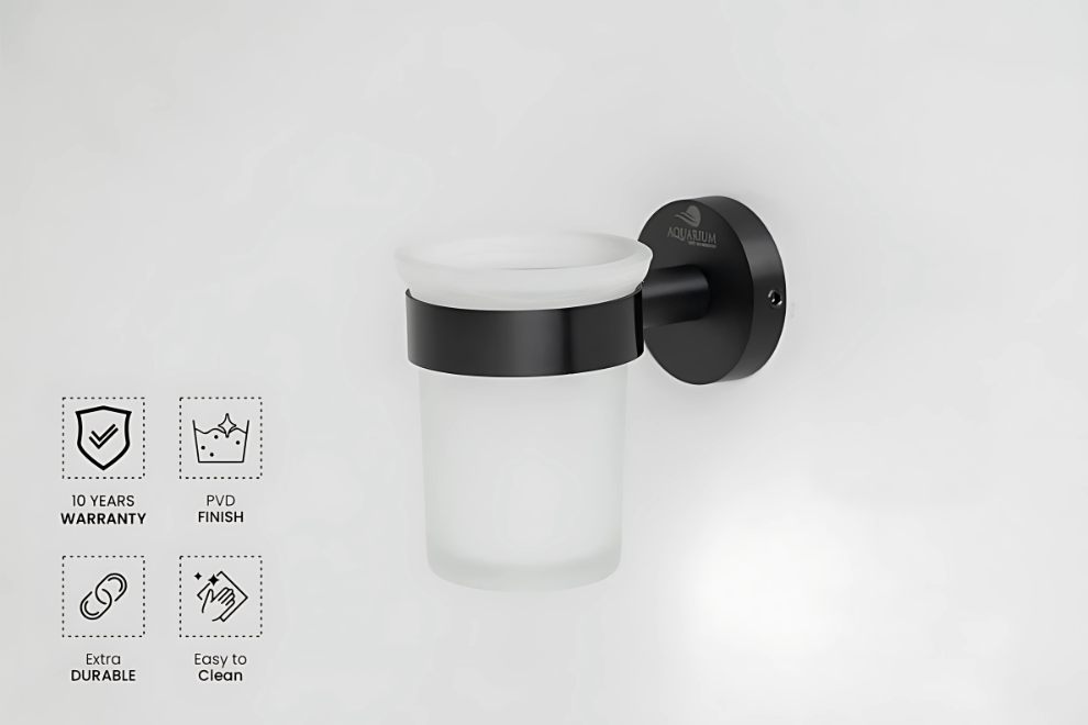 Tumble Holder | Glass | Ruby Series | Intterior100