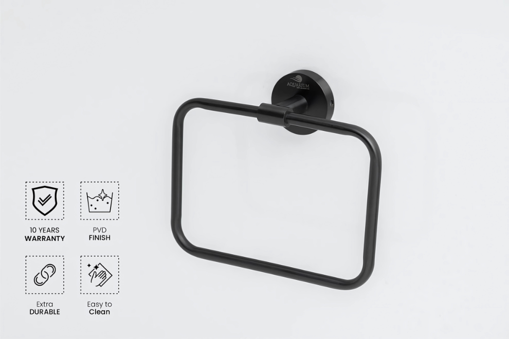 Towel Ring | Square | Ruby Series | Intterior100