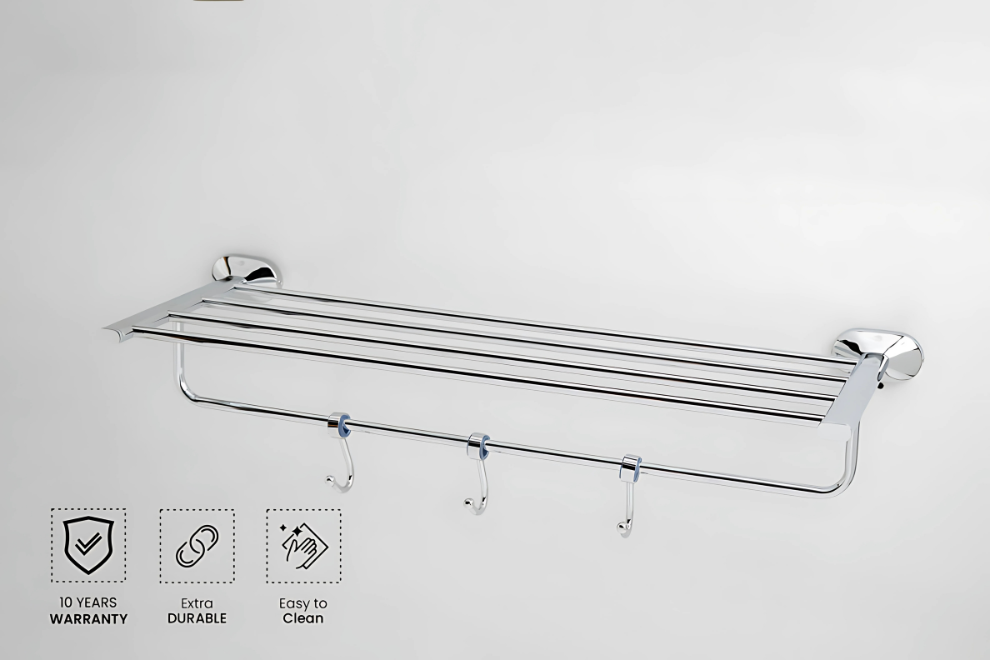 Towel Rack With Hook | Spot Series | Intterior100