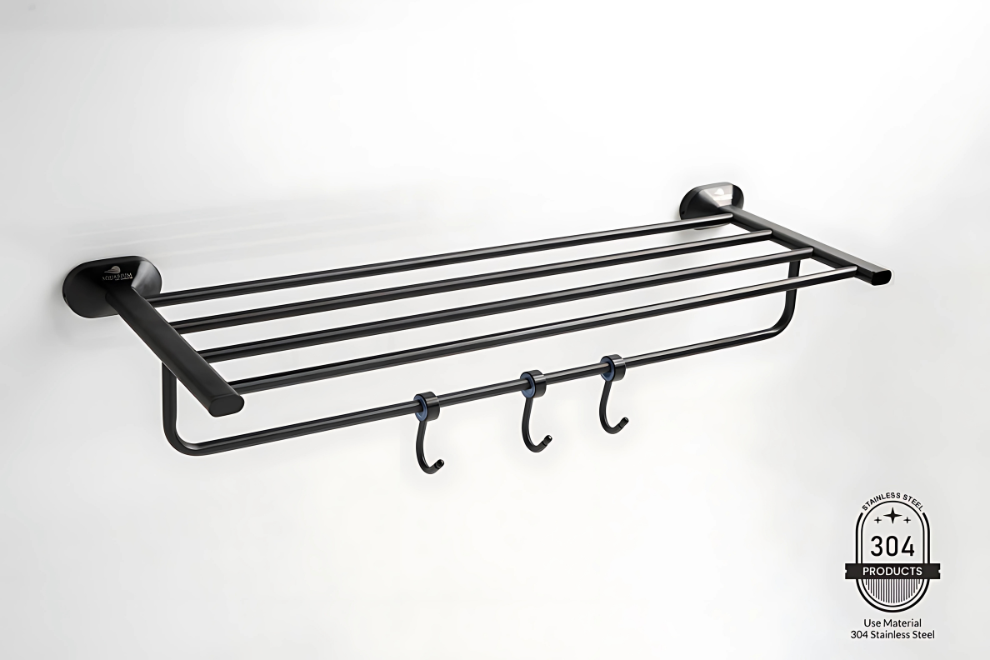 Towel Rack With Hook | Spot Series | Intterior100