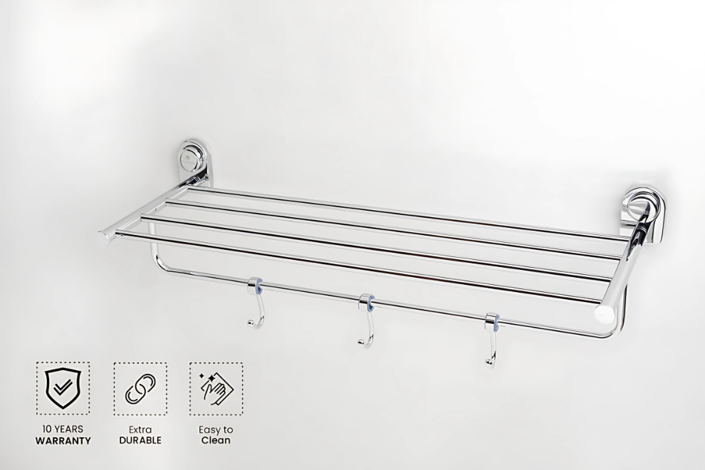 Towel Rack With Hook | Blue Series | Intterior100