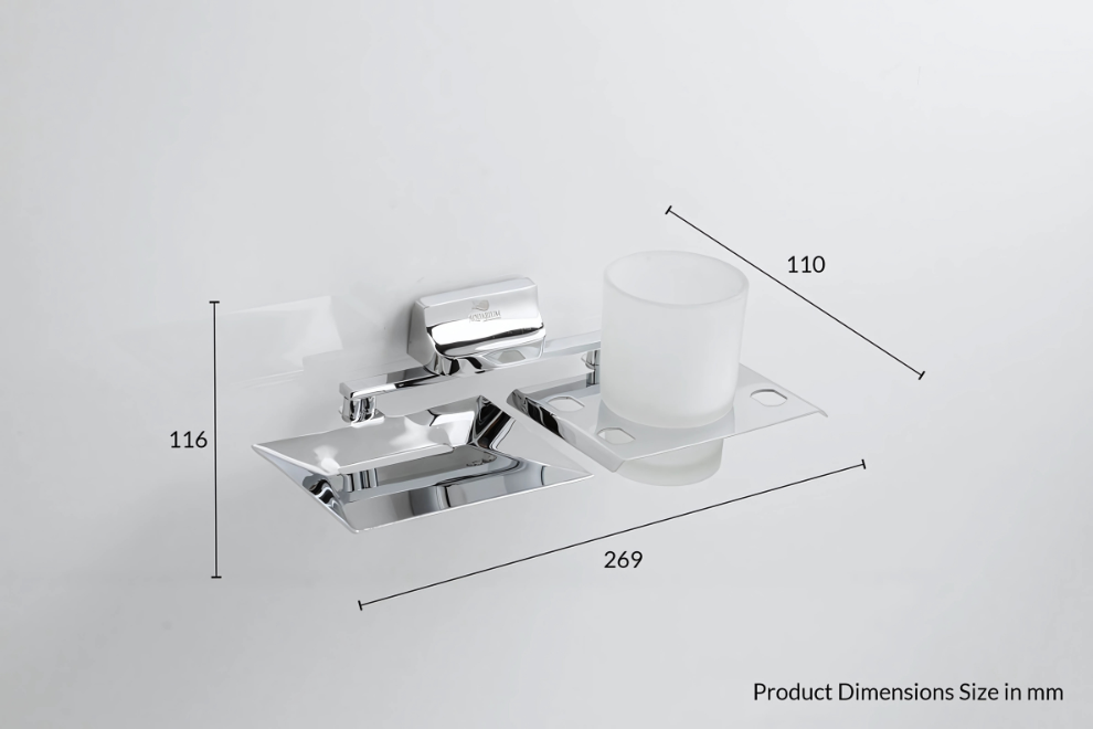 Soap Holder with Tumbler Holder | Torrent Series | Intterior100