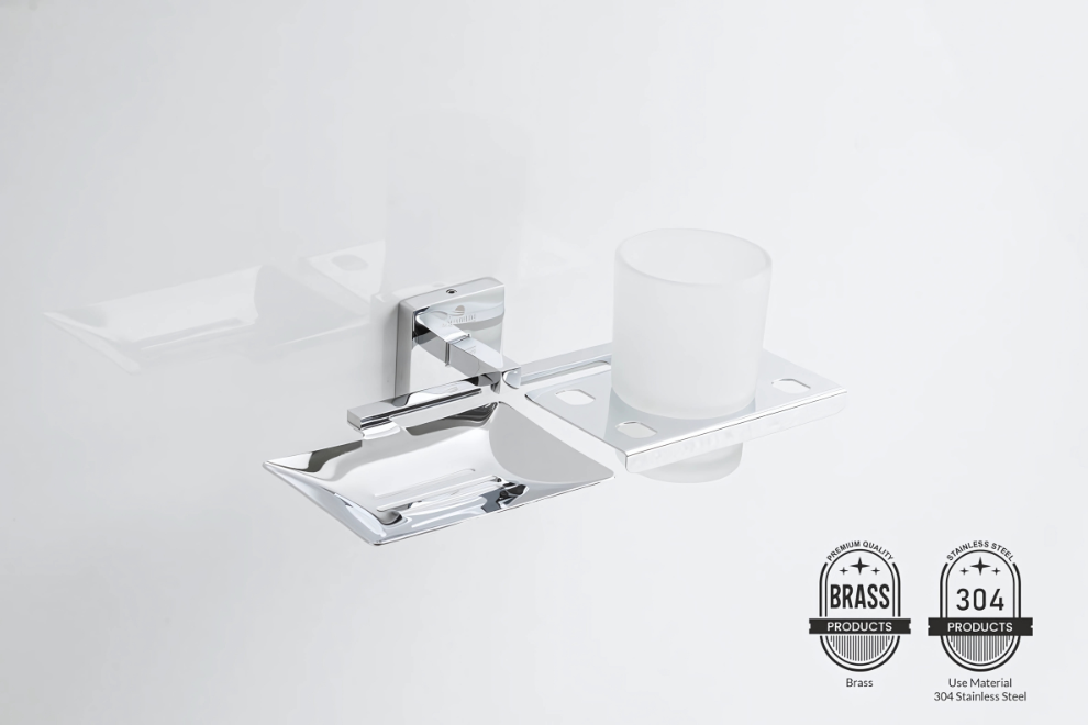 Soap Holder with Tumbler Holder | Titan Series | Intterior100