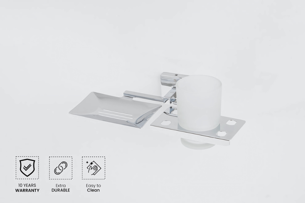 Soap Holder with Tumbler Holder | Titan Series | Intterior100
