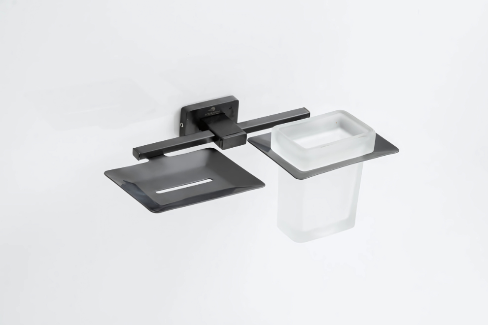 Soap Holder With Tumbler Holder | Silk Series | Intterior100