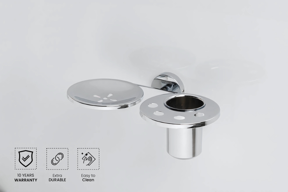 Soap Holder with Tumbler Holder | Ruby Series | Intterior100