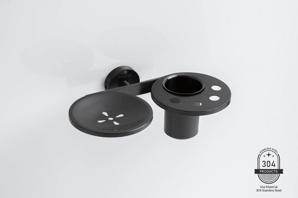 Soap Holder with Tumbler Holder | Ruby Series | Intterior100
