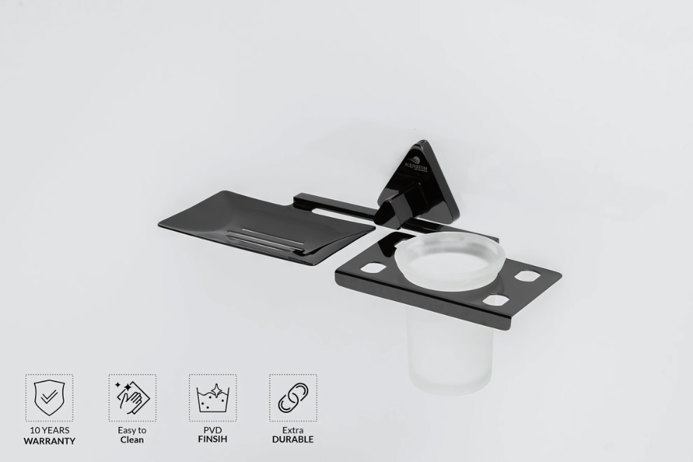 Soap Holder with Tumbler Holder | Rosy Series | Intterior100