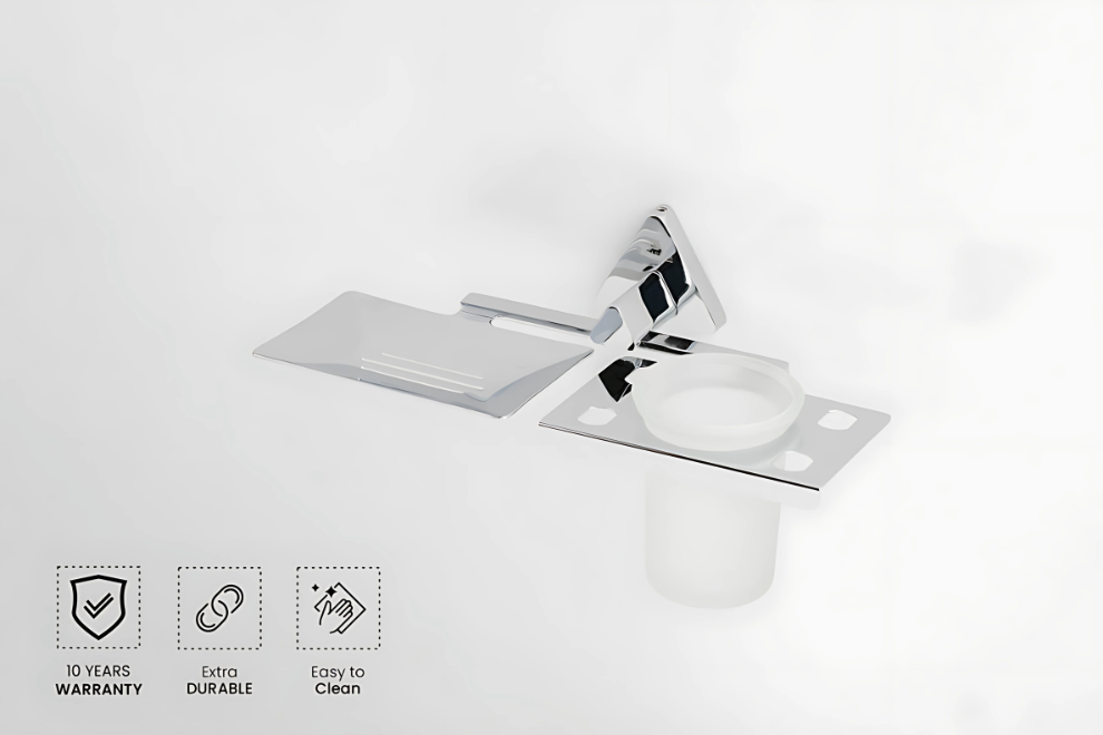 Soap Holder with Tumbler Holder | Rosy Series | Intterior100