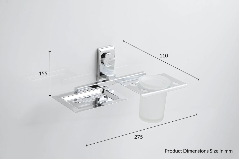 Soap Holder with Tumbler Holder | Larry Series | Intterior100