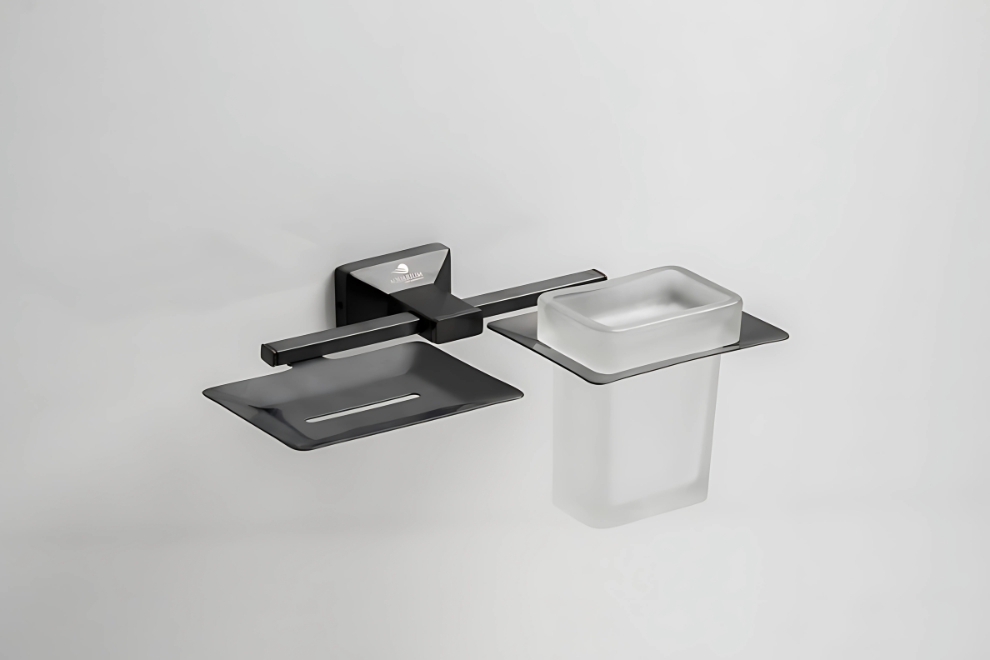 Soap Holder With Tumbler Holder | Brill Series | Intterior100
