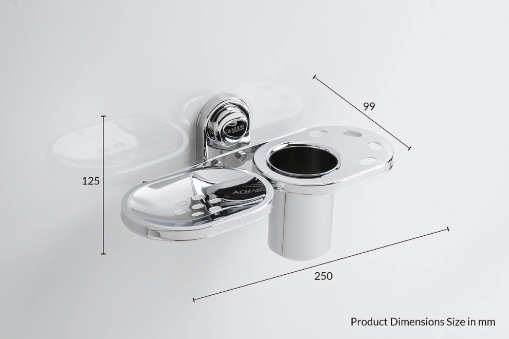 Soap Holder with Tumbler Holder | Blue Series | Intterior100