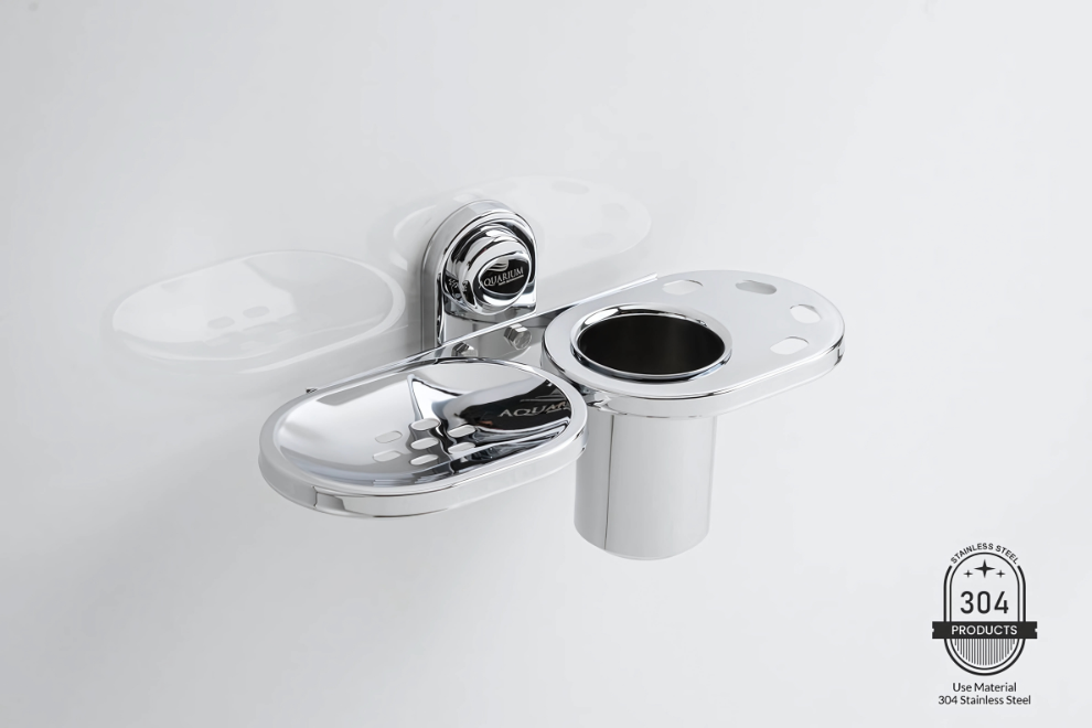 Soap Holder with Tumbler Holder | Blue Series | Intterior100