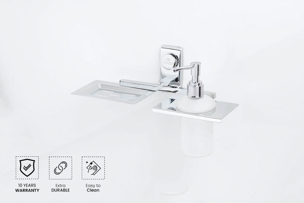 Soap Holder with Liquid Dispenser | Larry Series | Intterior100