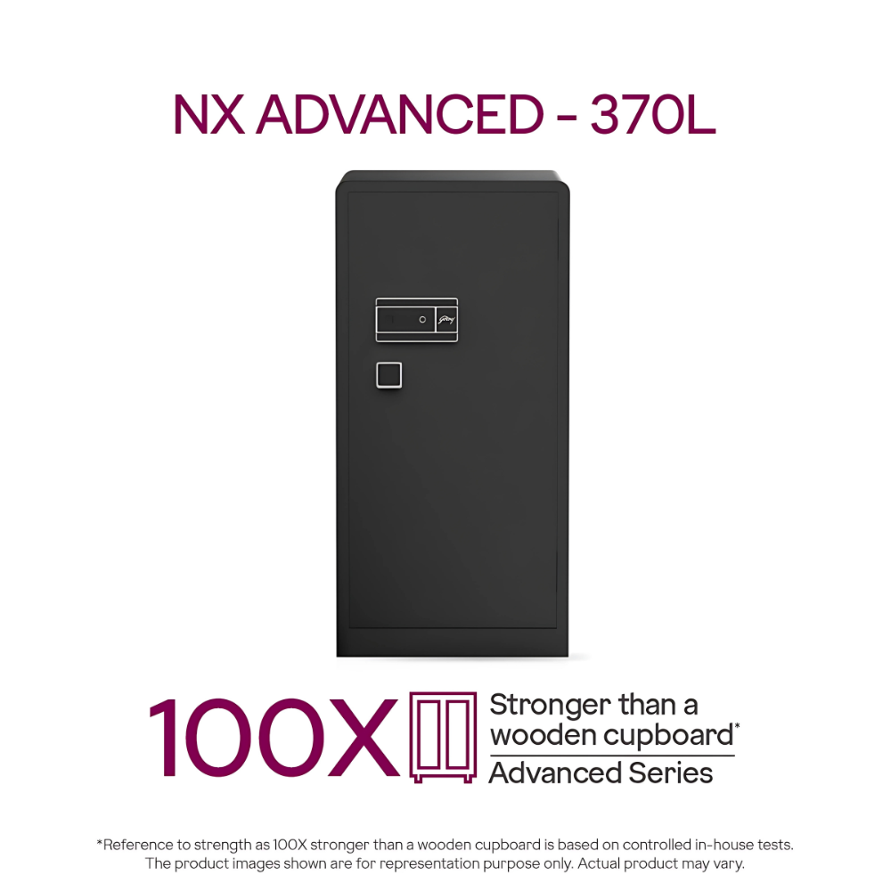 Godrej NX Advanced 370L Digi + Bio + Mechanical Home Locker | Intterior100