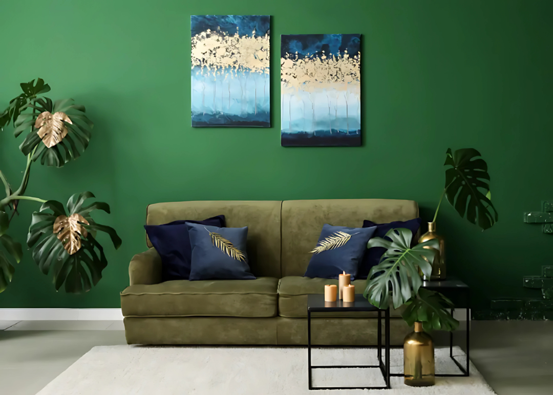 Olive Green Sofa