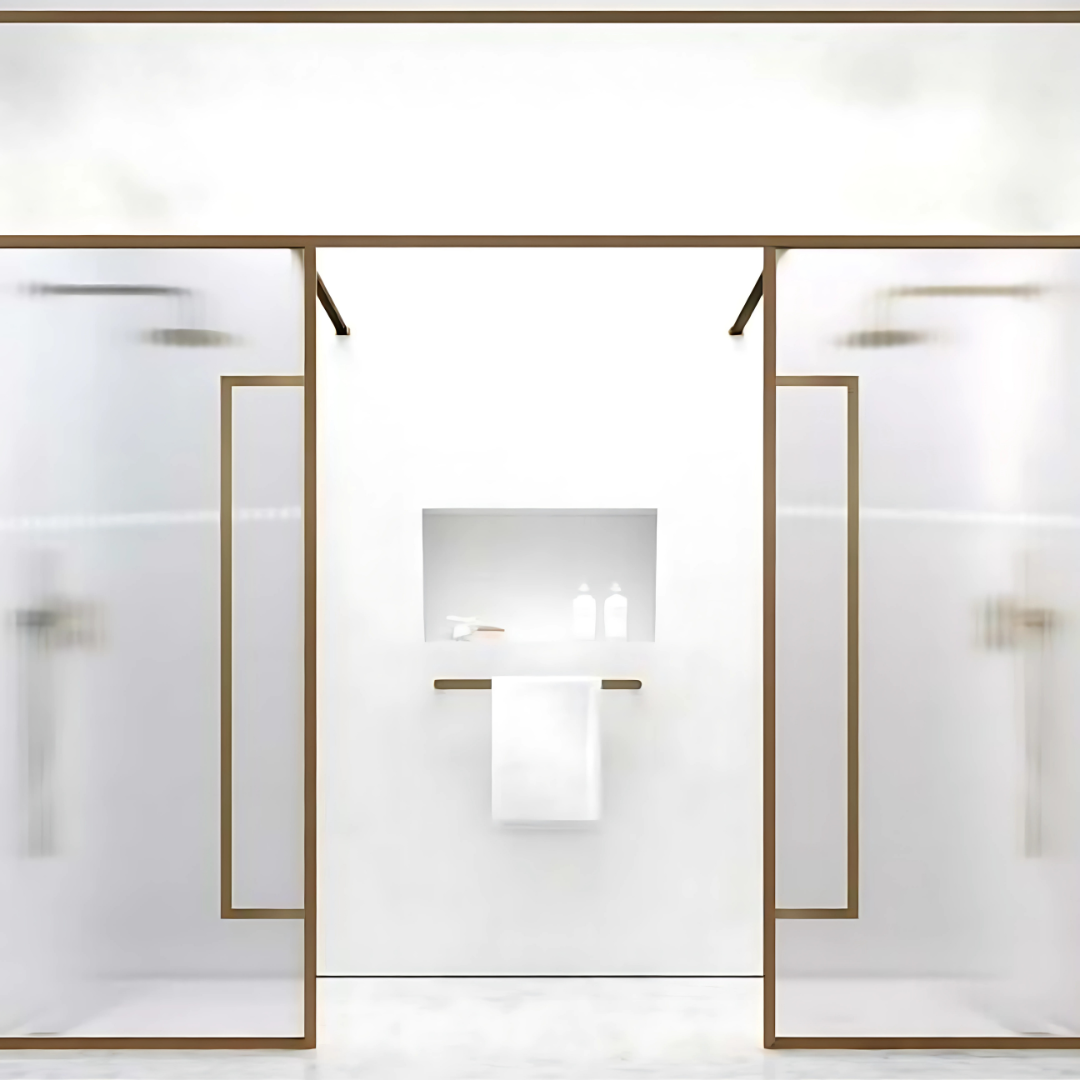 SHOWER PARTITION 022 – 2 Side Fix Partition | 16mm Frame