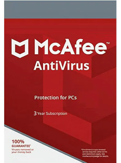 Antivirus Mcafee 1Device/3 Ans