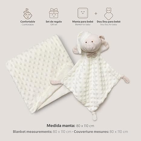Manta Bebe  + Doudou 