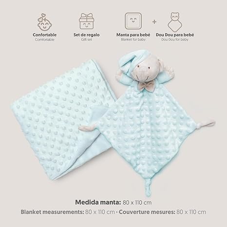Manta Bebe  + Doudou 