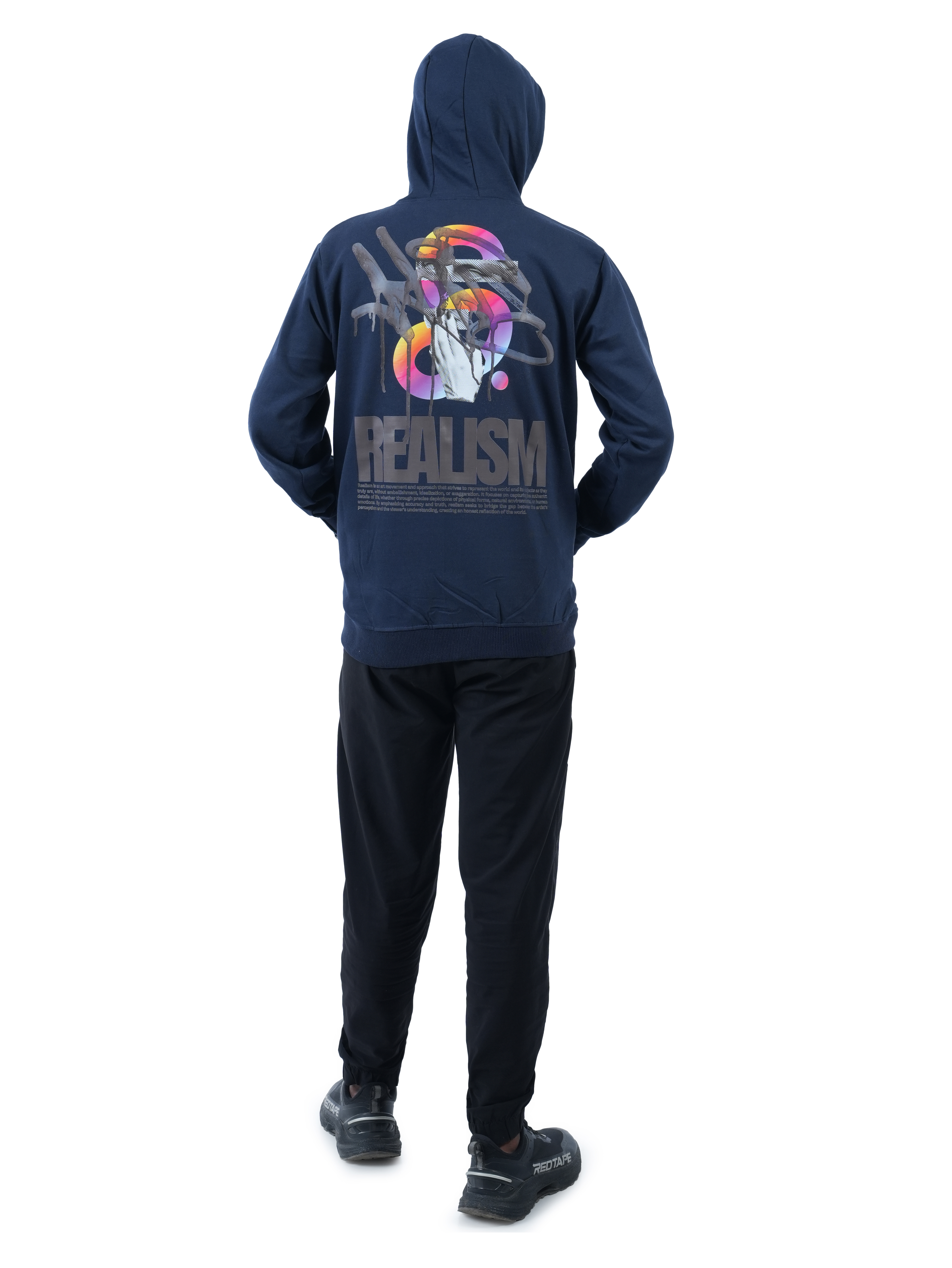Realism hoodie {navy blue] Edition