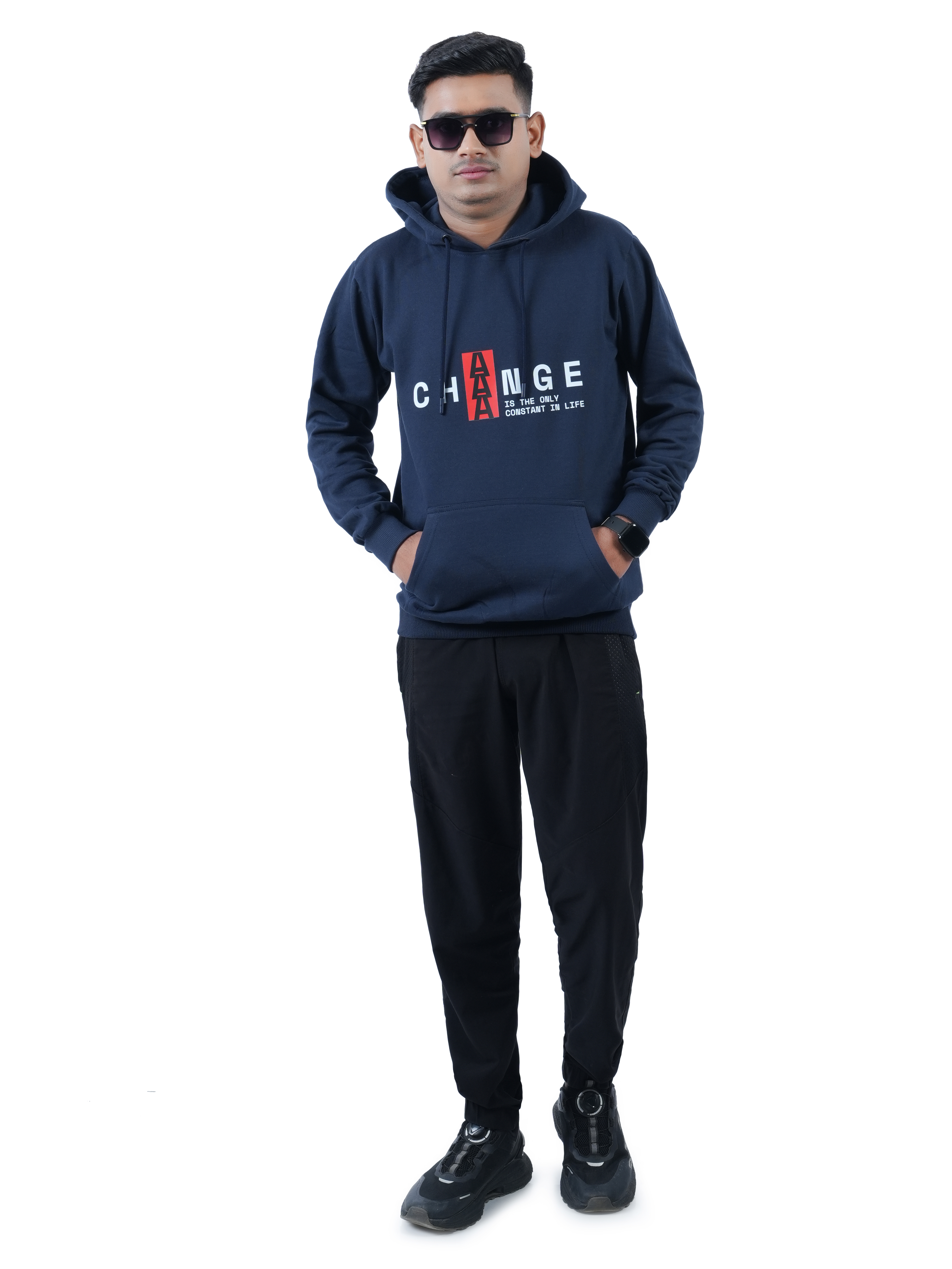 Realism hoodie {navy blue] Edition