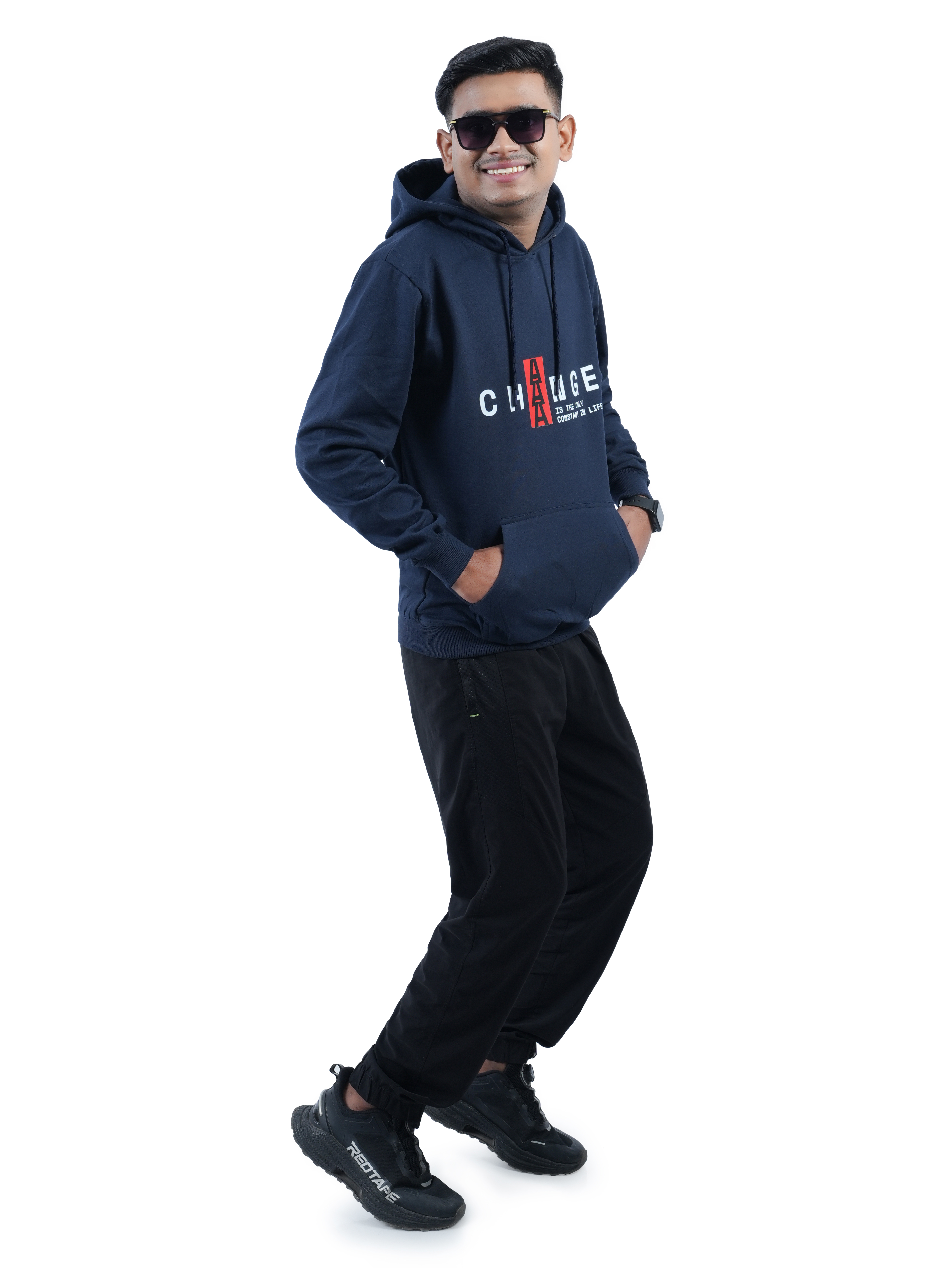 Realism hoodie {navy blue] Edition